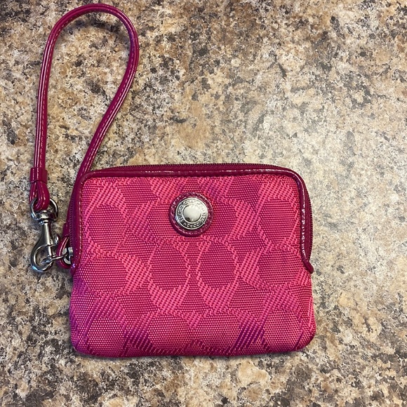 Coach Handbags - Pink Coach wristlet